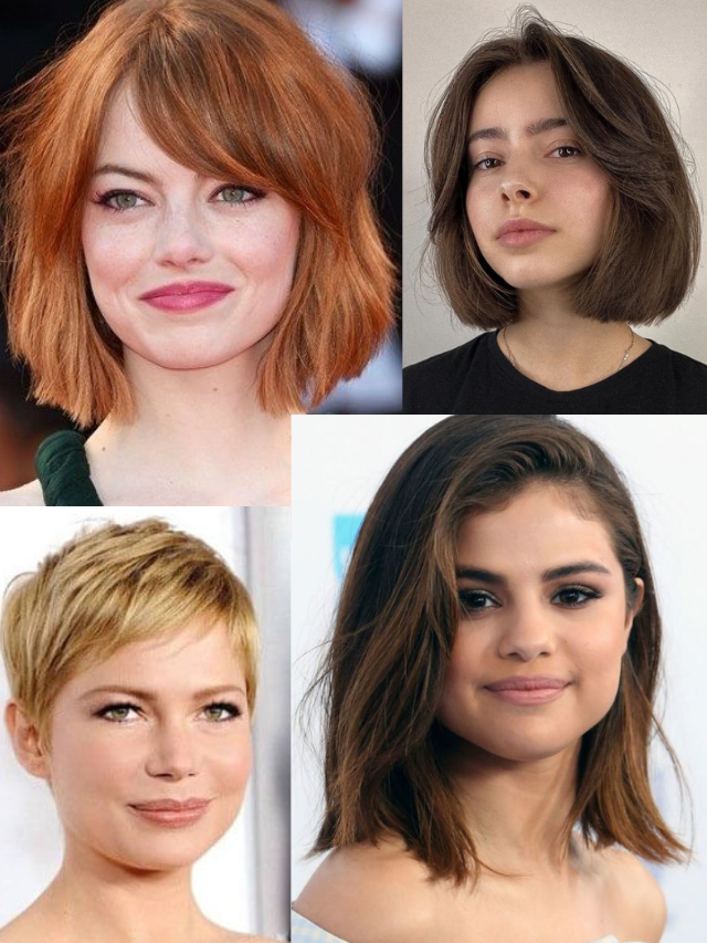 Cortes de cabelo para rosto redondo