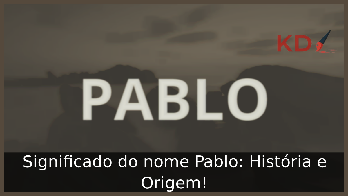 Significado do nome Pablo