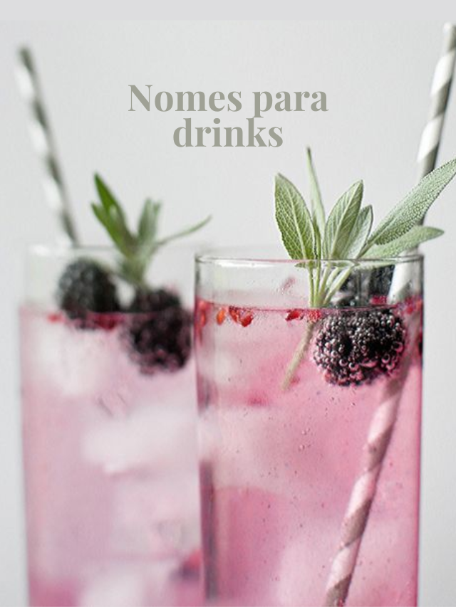 Nomes para drinks