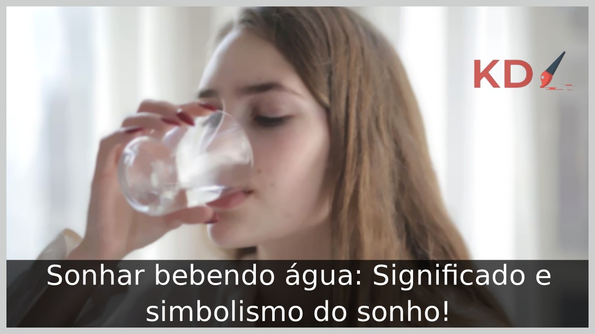 Sonhar bebendo água