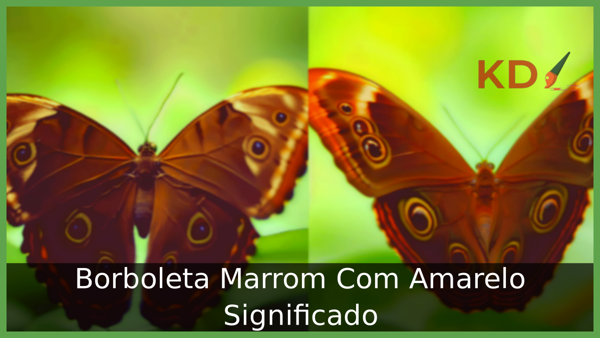 Borboleta Marrom Com Amarelo Significado 19 Borboleta Marrom Com Amarelo