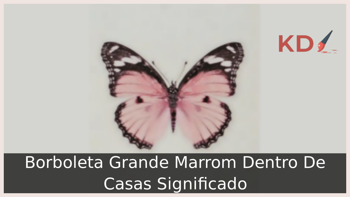 Borboleta Grande Marrom