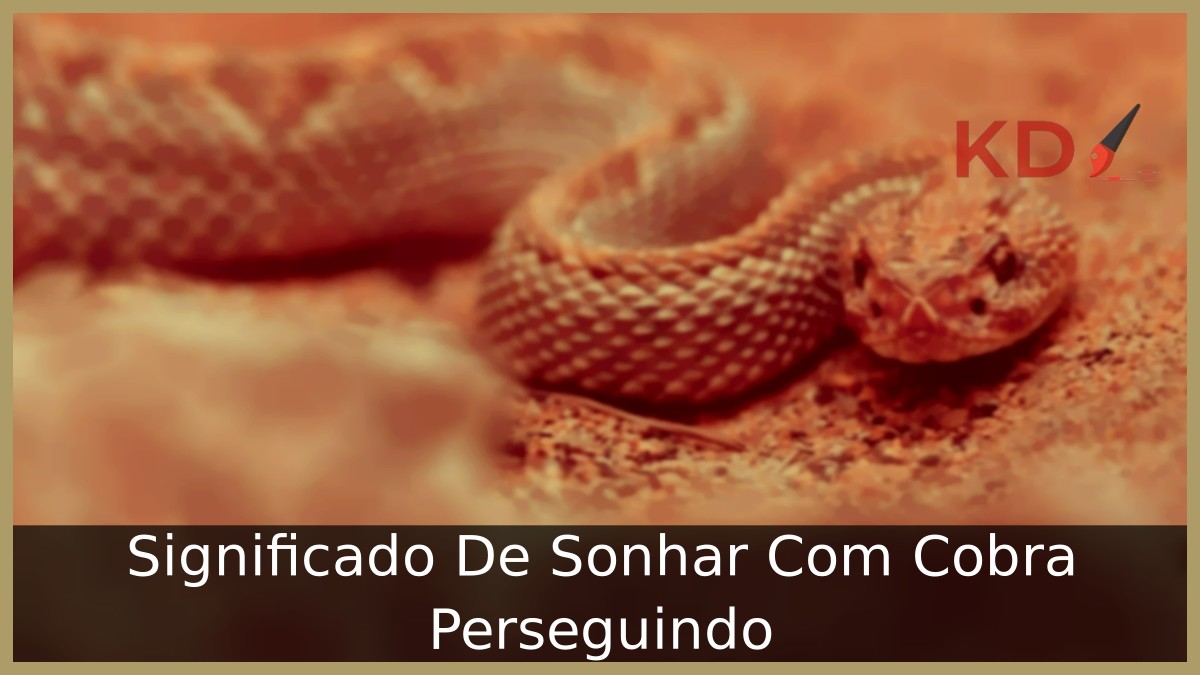 Sonhar Com Cobra Perseguindo: Real significado! 8 Sonhar Com Cobra Perseguindo