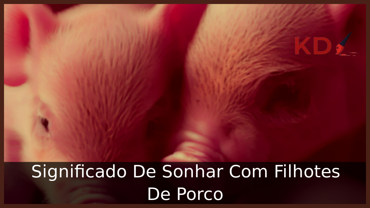 Sonhar Com Filhotes De Porco