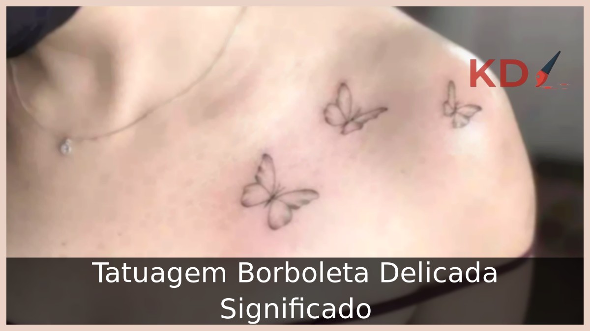 Tatuagem Borboleta Delicada