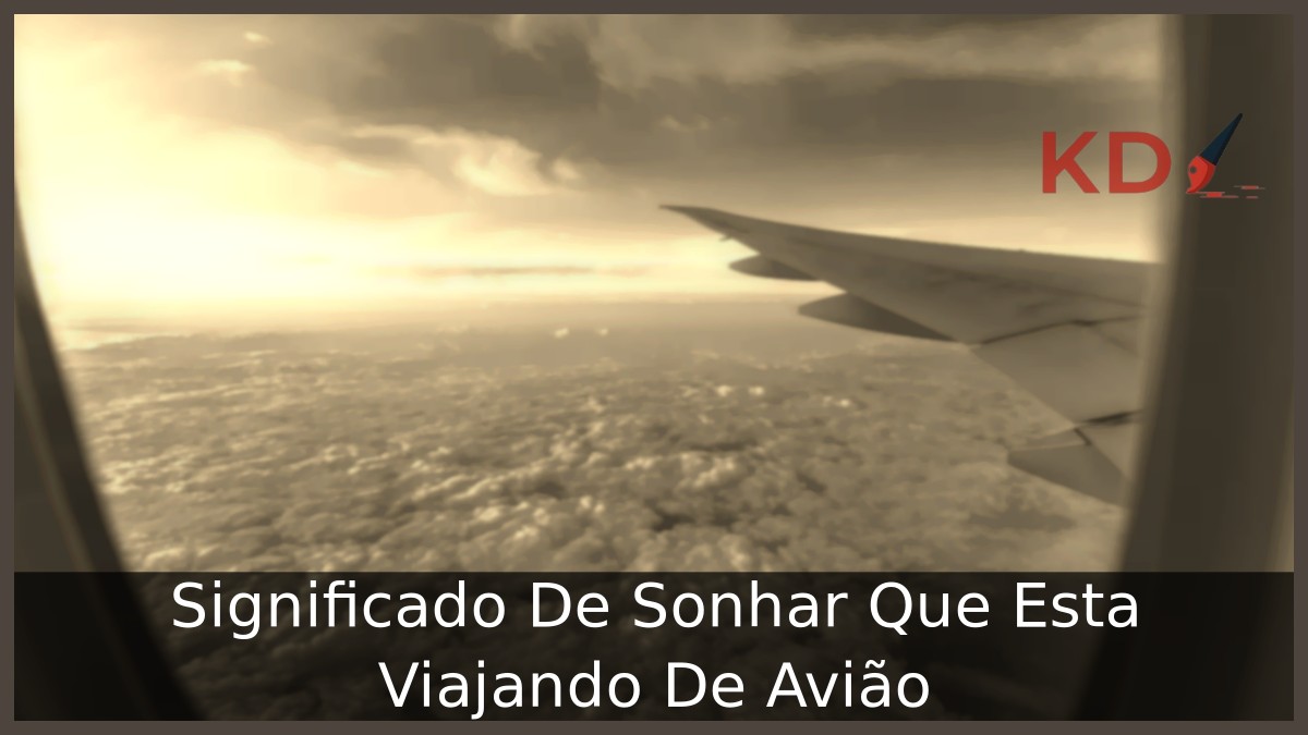 Sonhar que esta viajando de avião
