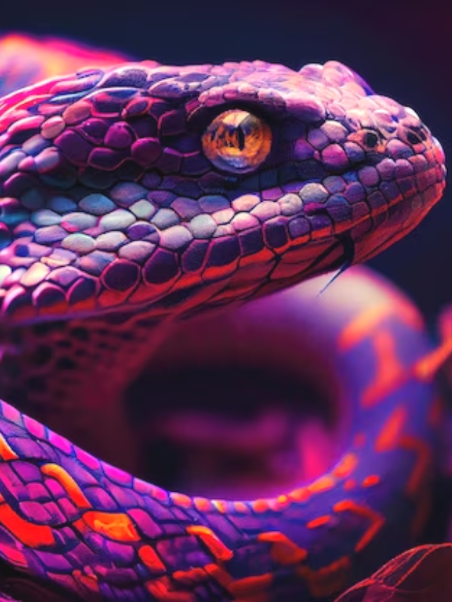Cobra colorida