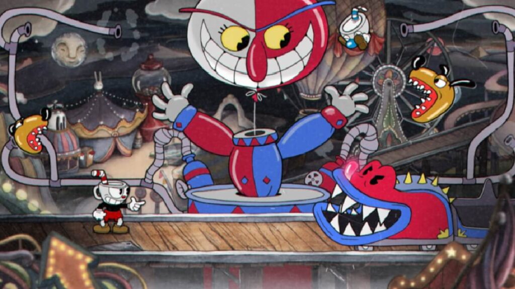Imagem do jogo mostrando alguns personagens animados, mas não se engane porque eles são o seu inimigo.