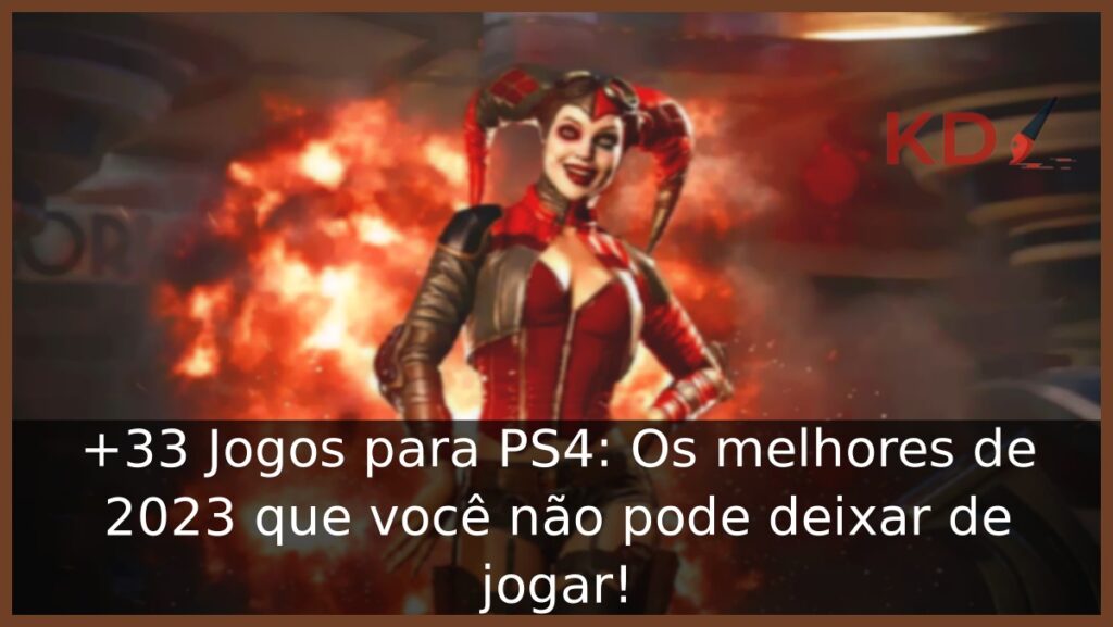Melhores jogos para PS4.