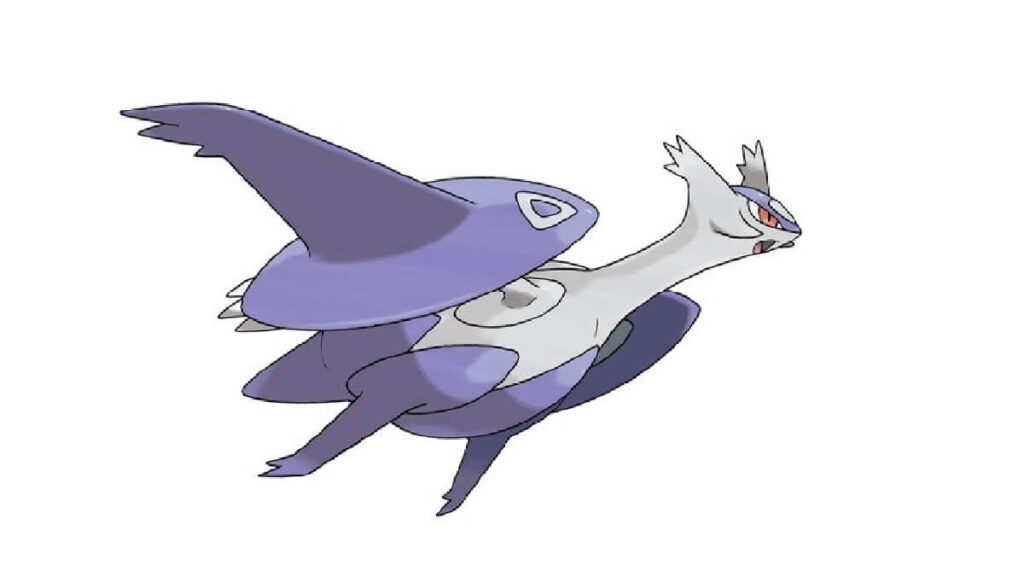 Pokémon Voador na cor roxa.