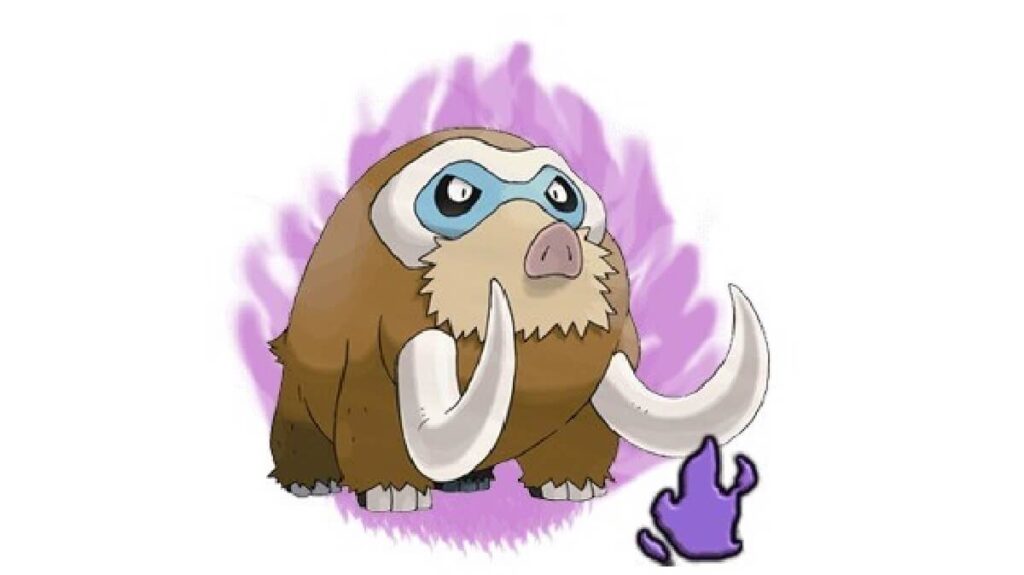 Pokémon do tipo terrestre da cor marrom.