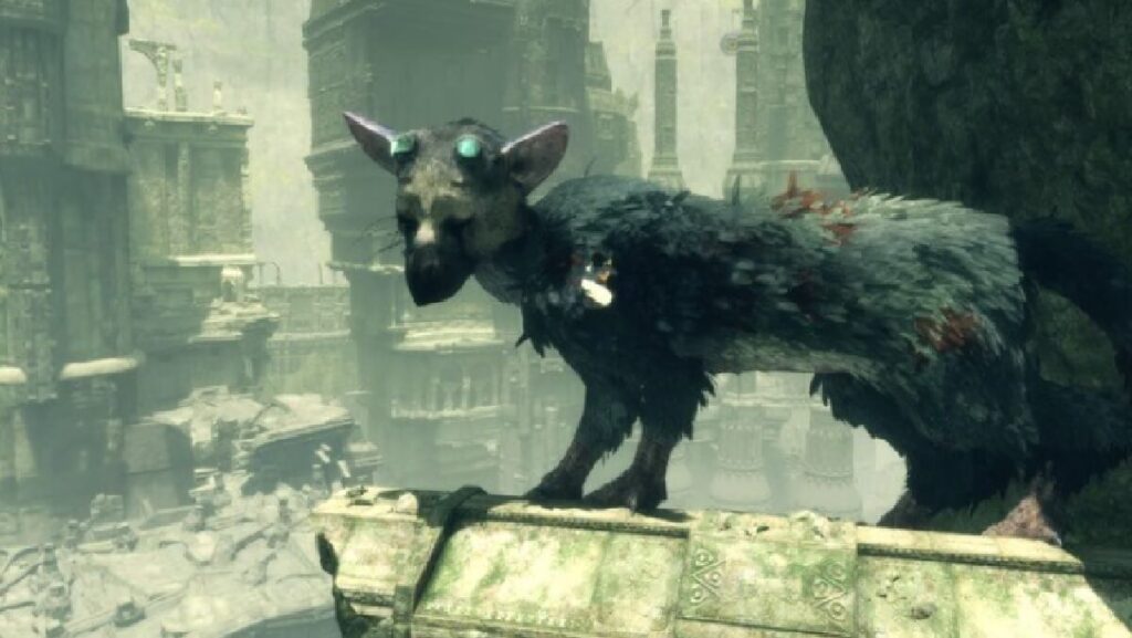 Imagem do jogo mostrando um animal machucado por conta da batalha.