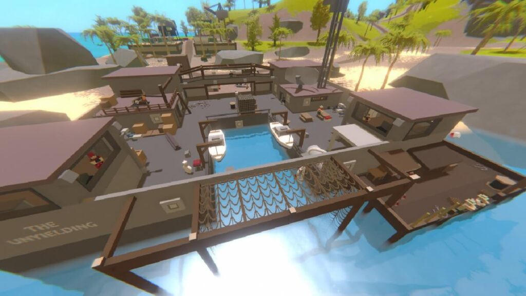 Imagem do jogo mostrando um abrigo para as pessoas.