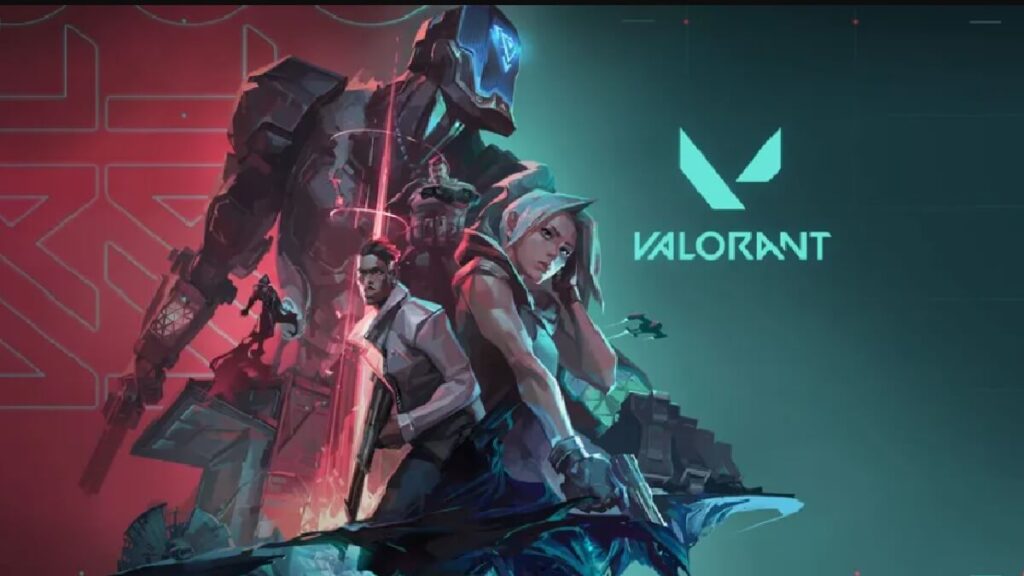 Banner do jogo mostrando alguns personagens principais totalmente armados.