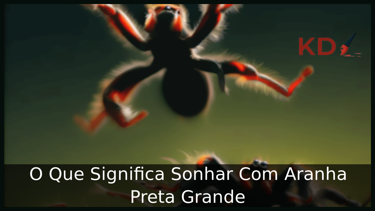 O Que Significa Sonhar Com Aranha Preta Grande 1 Sonhar Com Aranha Preta Grande