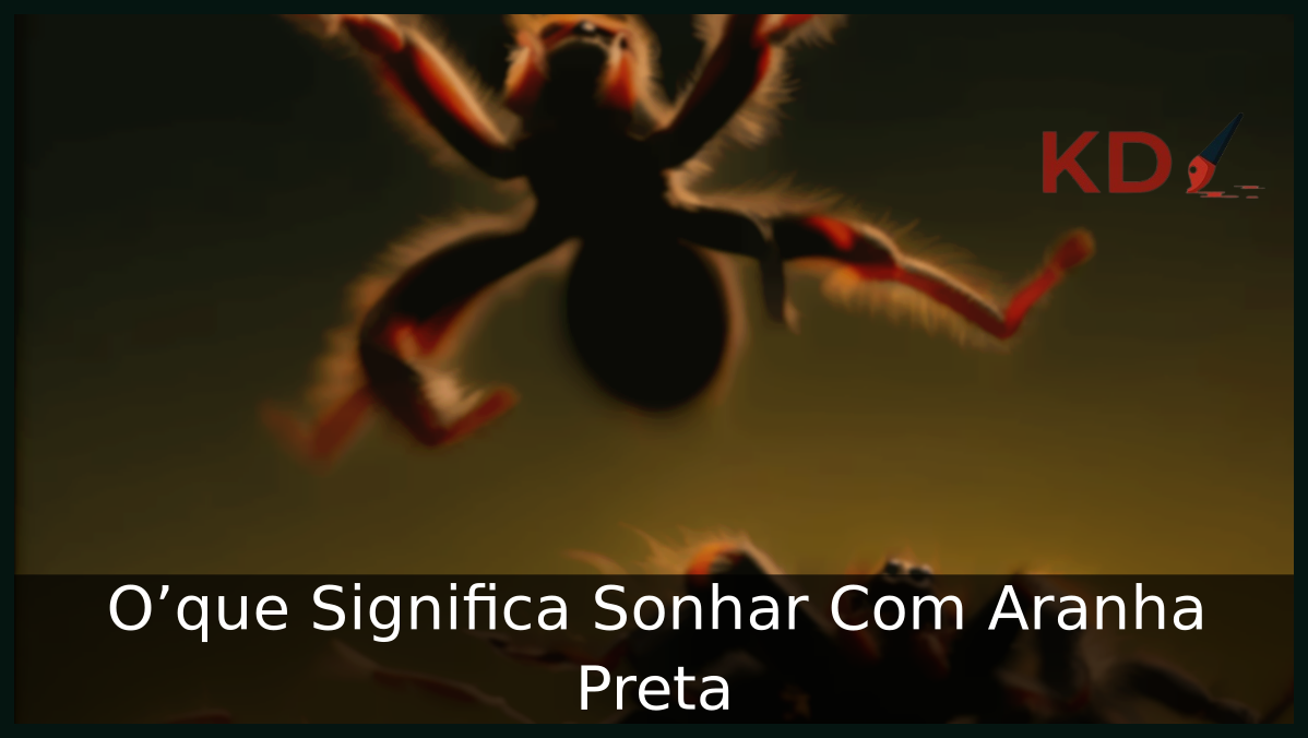 O'que Significa Sonhar Com Aranha Preta 5 Sonhar Com Aranha Preta