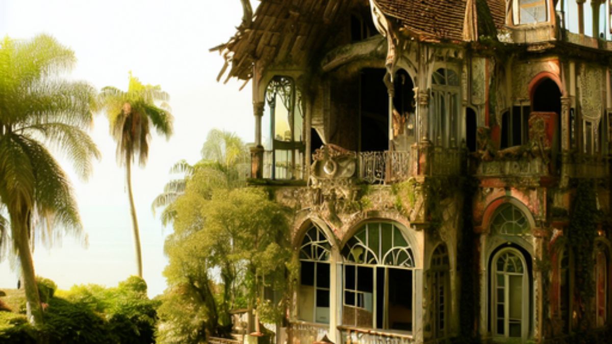 Sonhar com a casa caindo.