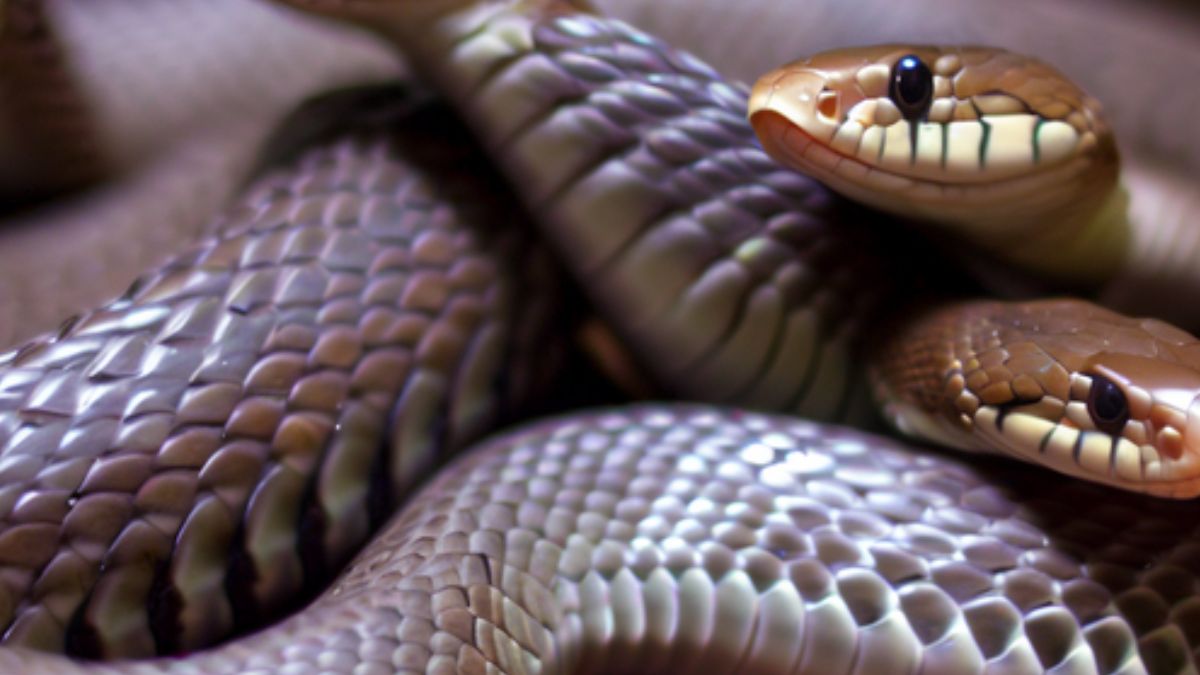 Sonhar com cobras pequenas e finas.