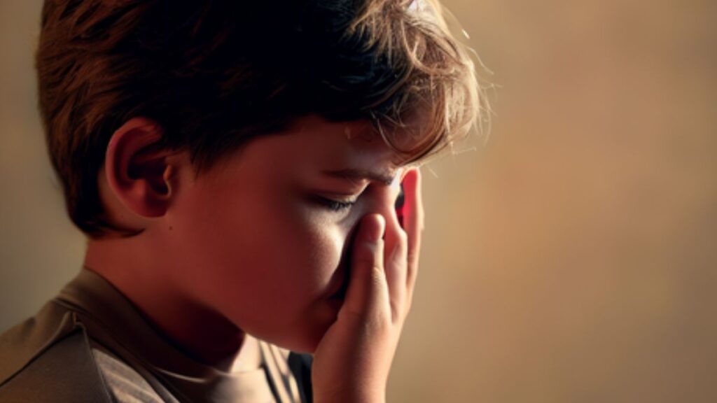 Sonhar com filho chorando.