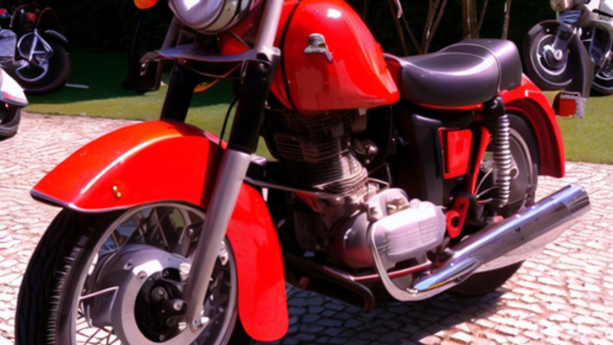 Sonhar com Moto Vermelha.