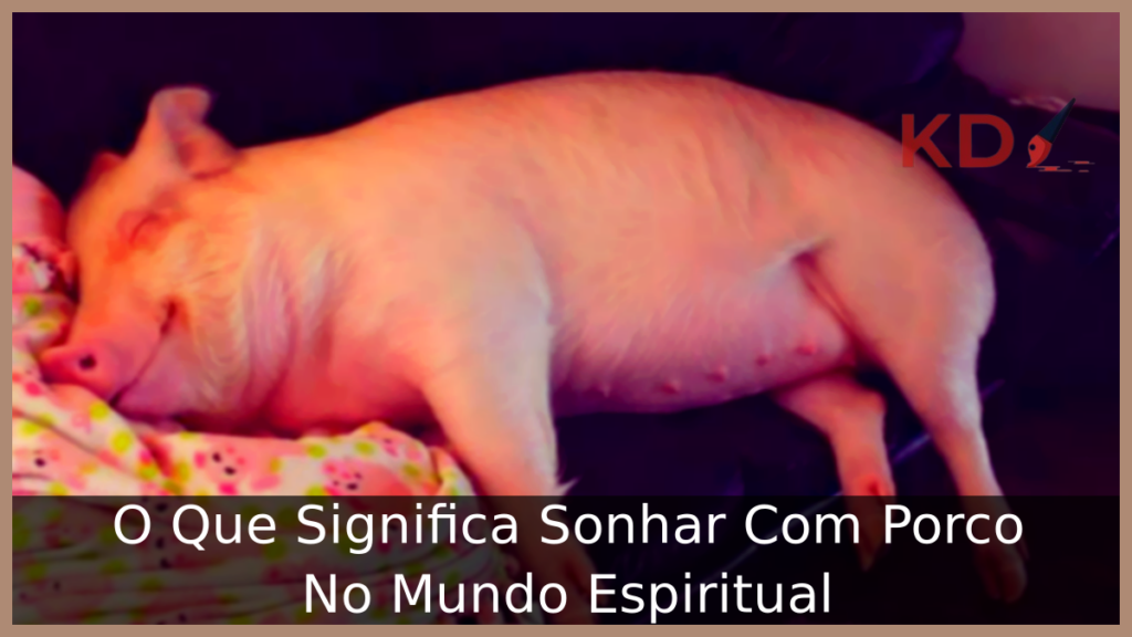 Sonhar Com Porco No Mundo Espiritual