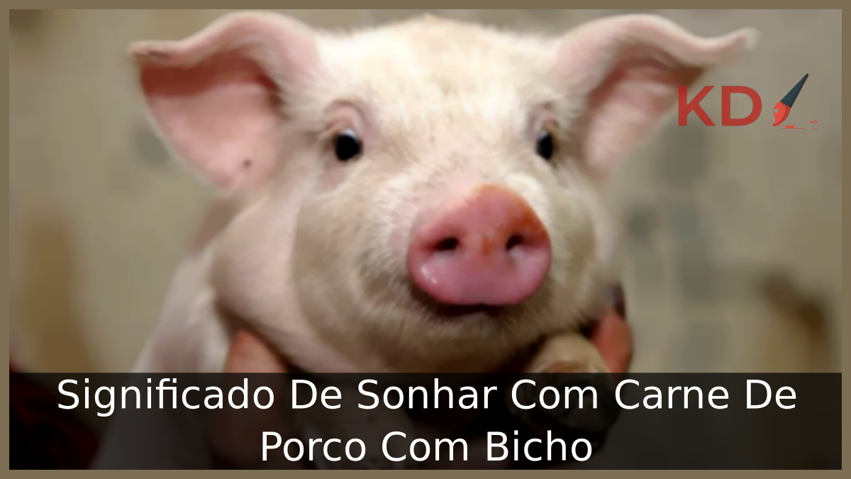 Sonhar Com Carne De Porco Com Bicho