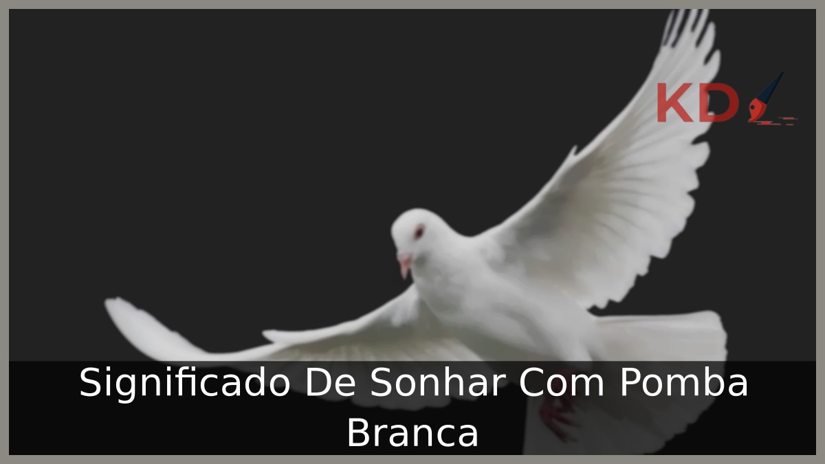 Sonhar Com Pomba Branca: Entenda o significado! 7 Sonhar Com Pomba Branca