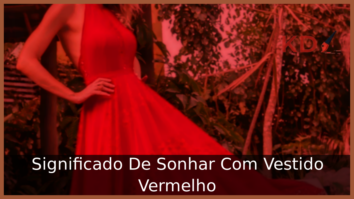 Sonhar Com Vestido Vermelho