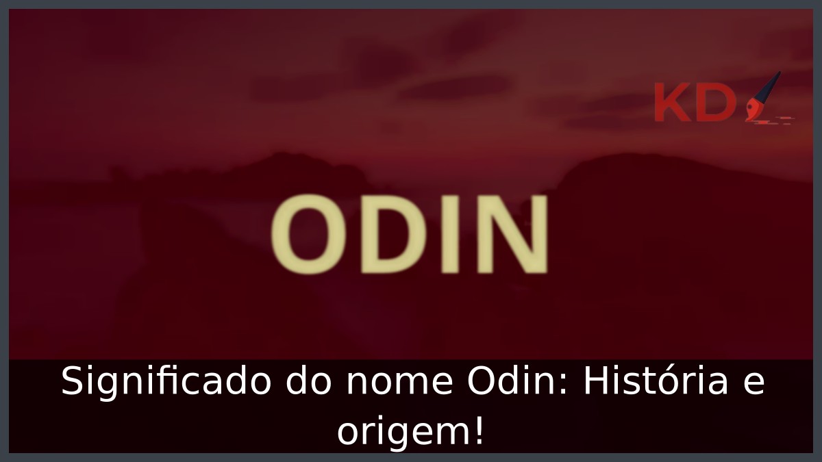 Significado do nome Odin: História e origem!