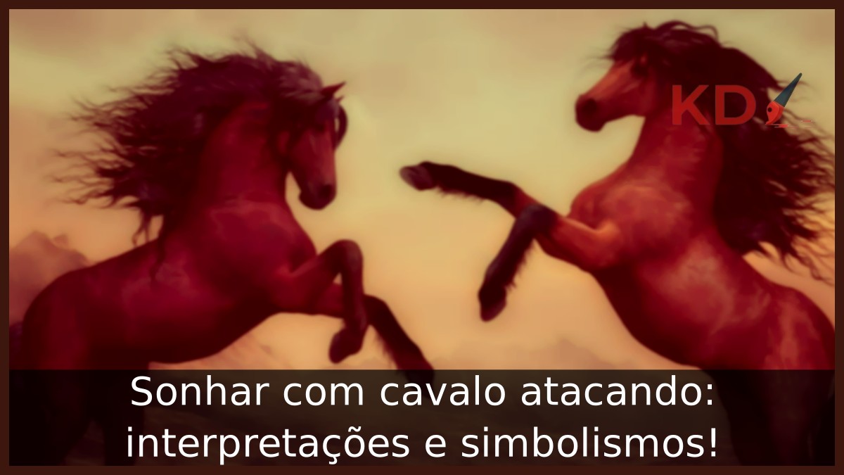 Sonhar com cavalo atacando: interpretações e simbolismos! 3 Sonhar com cavalo atacando: interpretações e simbolismos!