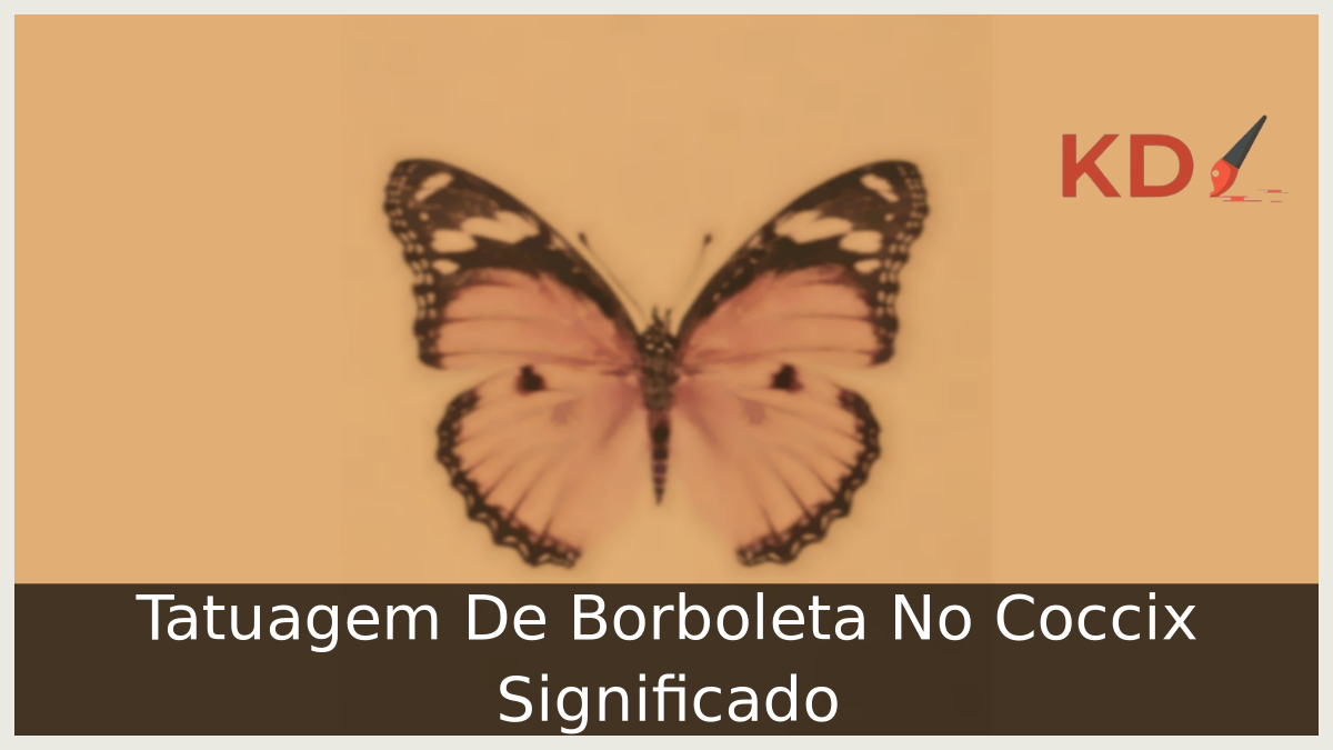 Tatuagem De Borboleta No Coccix