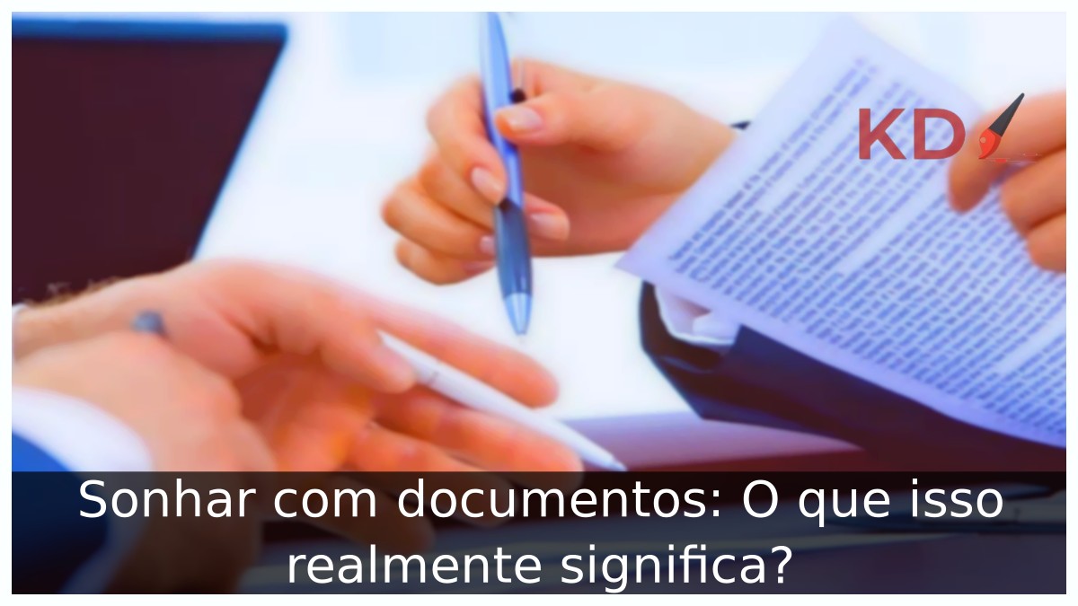 Sonhar com documentos: O que isso realmente significa? 3 Sonhar com documentos: O que isso realmente significa?