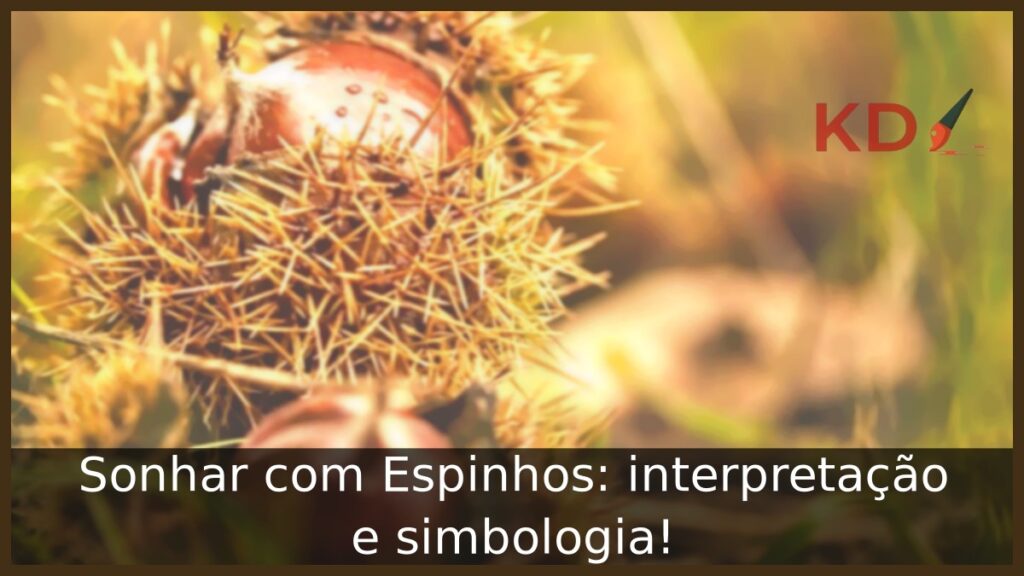 Sonhar com Espinhos: interpretação e simbologia! 1 Sonhar com Espinhos: interpretação e simbologia!