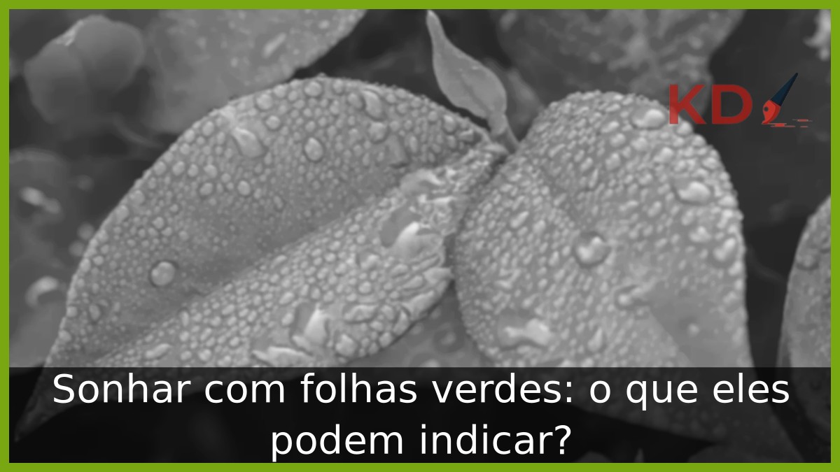 Sonhar com folhas verdes: o que eles podem indicar? 21 Sonhar com folhas verdes: o que eles podem indicar?