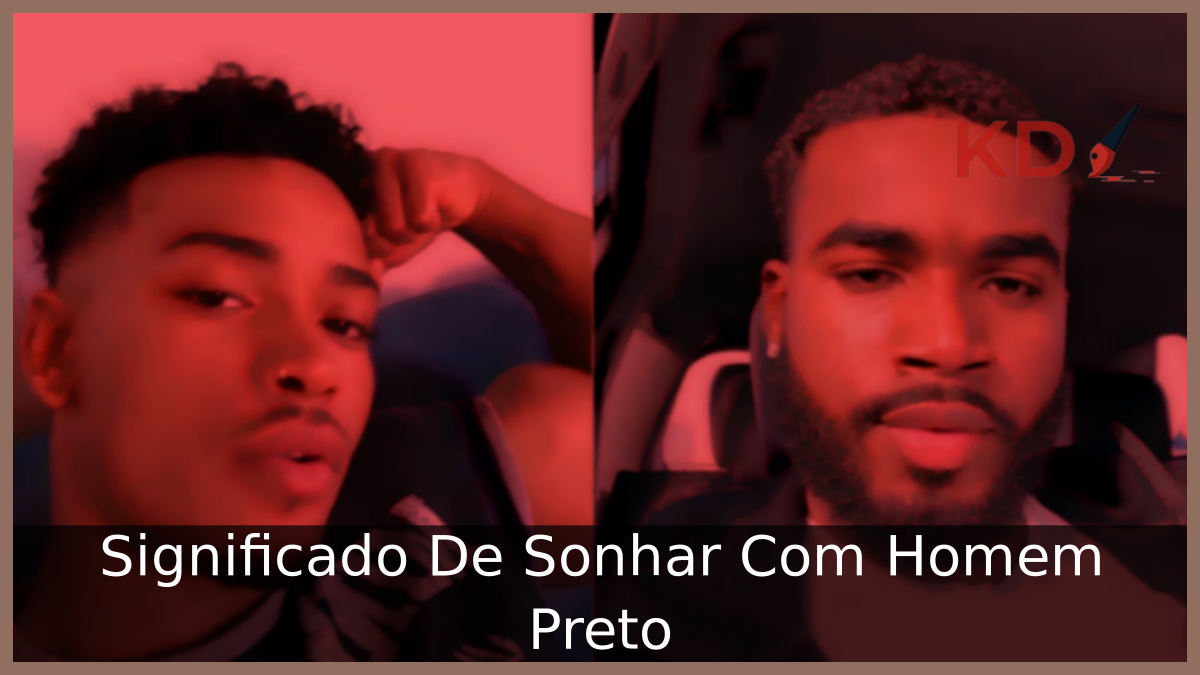 Sonhar Com Homem Preto