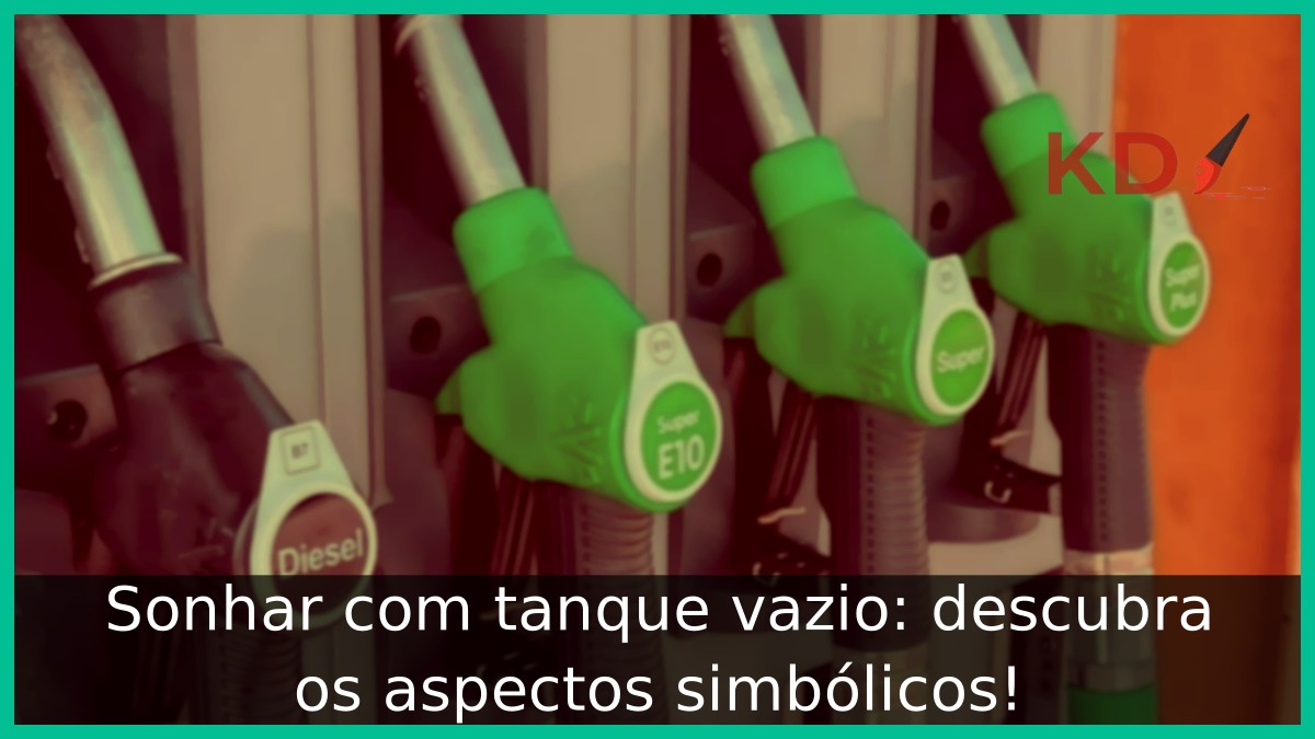 Sonhar com tanque vazio: descubra os aspectos simbólicos! 1 Sonhar com tanque vazio: descubra os aspectos simbólicos!
