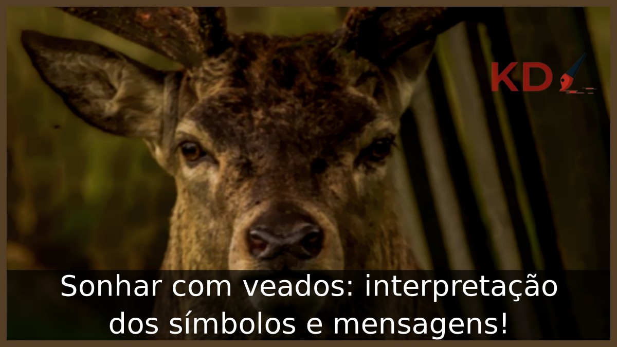 Sonhar com veados: interpretação dos símbolos e mensagens!