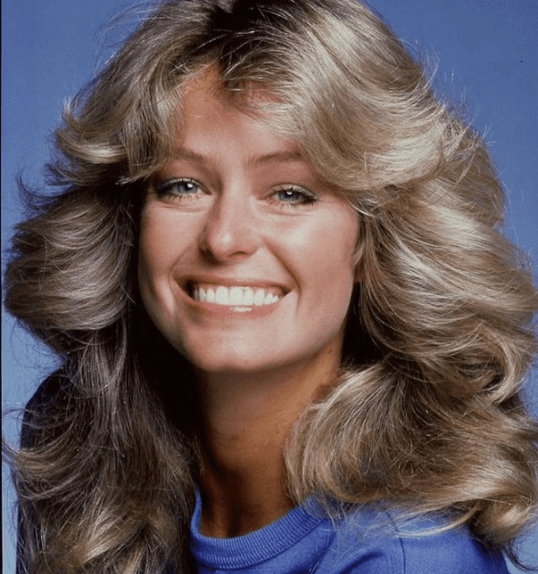 Cabelos volumosos anos 80