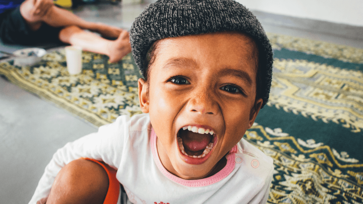 Criança sorrindo