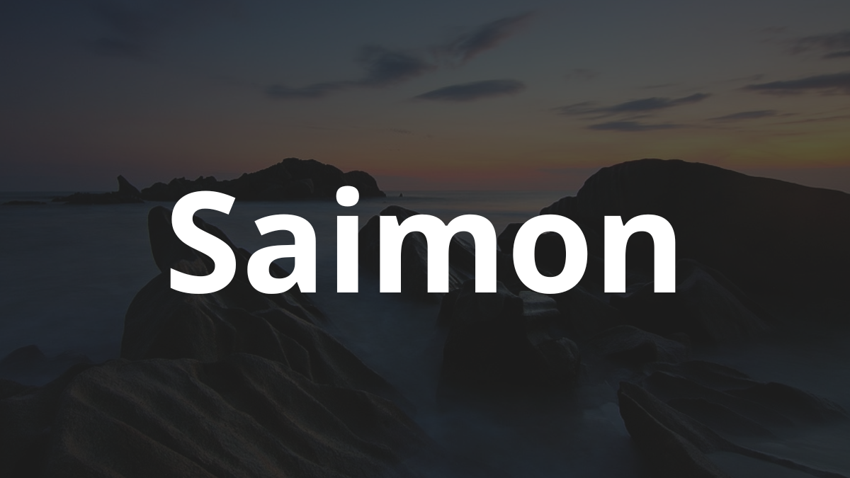 Significado do nome Saimon: História e origem! 2 Significado do nome Saimon