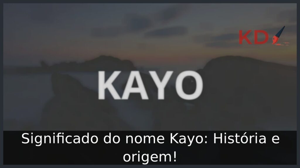 Significado do nome Kayo: História e origem!