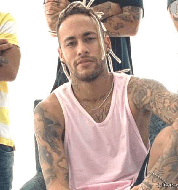 Dreads loiros de Neymar