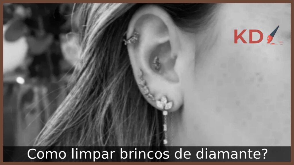 Como limpar brincos de diamante?