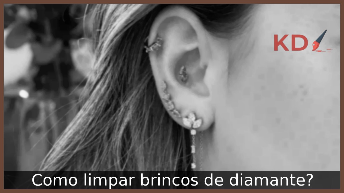Como limpar brincos de diamante?