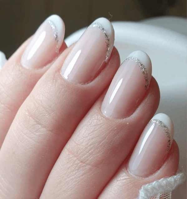 Unhas francesinhas de Noiva