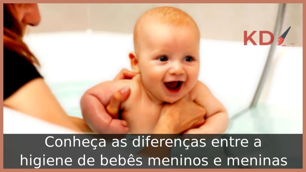 Conheça as diferenças entre a higiene de bebês meninos e meninas 1 higiene de bebês meninos e meninas