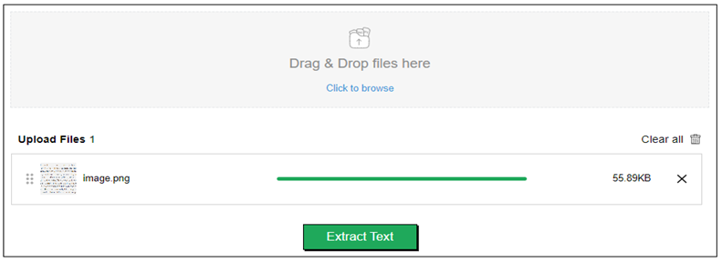 Como converter imagem em texto online? 3 Imagem dentro do programa