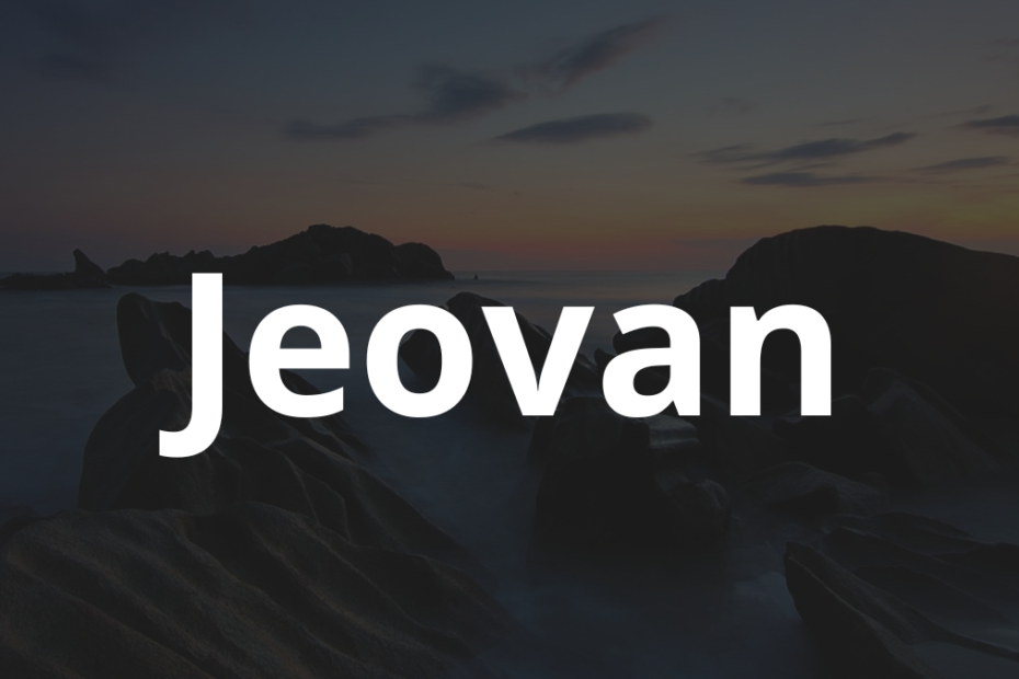 Significado do nome Jeovan