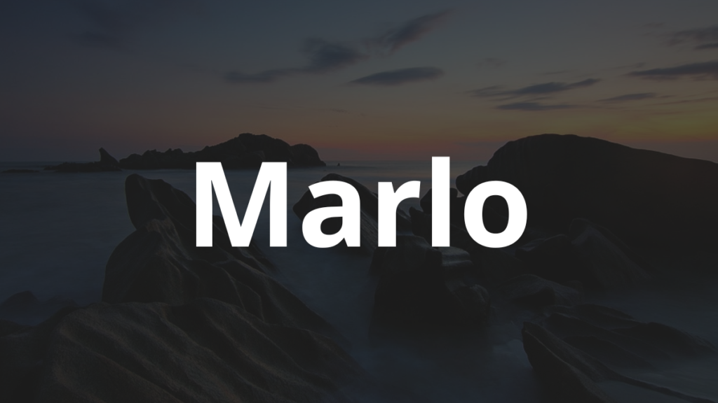 Significado do nome Marlo: História e origem! 1 Significado do nome Marlo