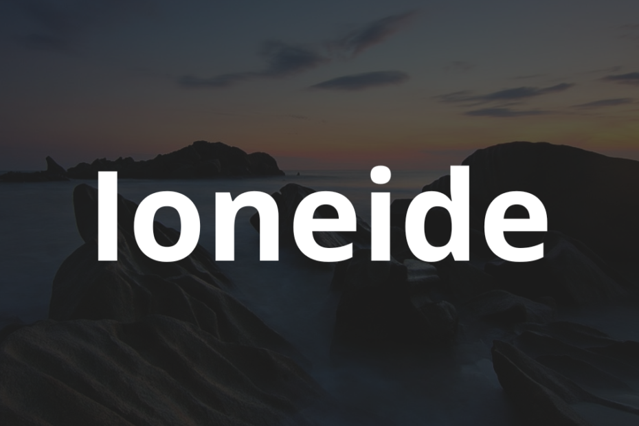 Significado do nome Ioneide